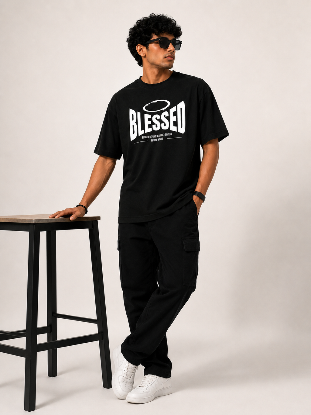 Blessed - Relaxed Fit Graphic T-Shirt