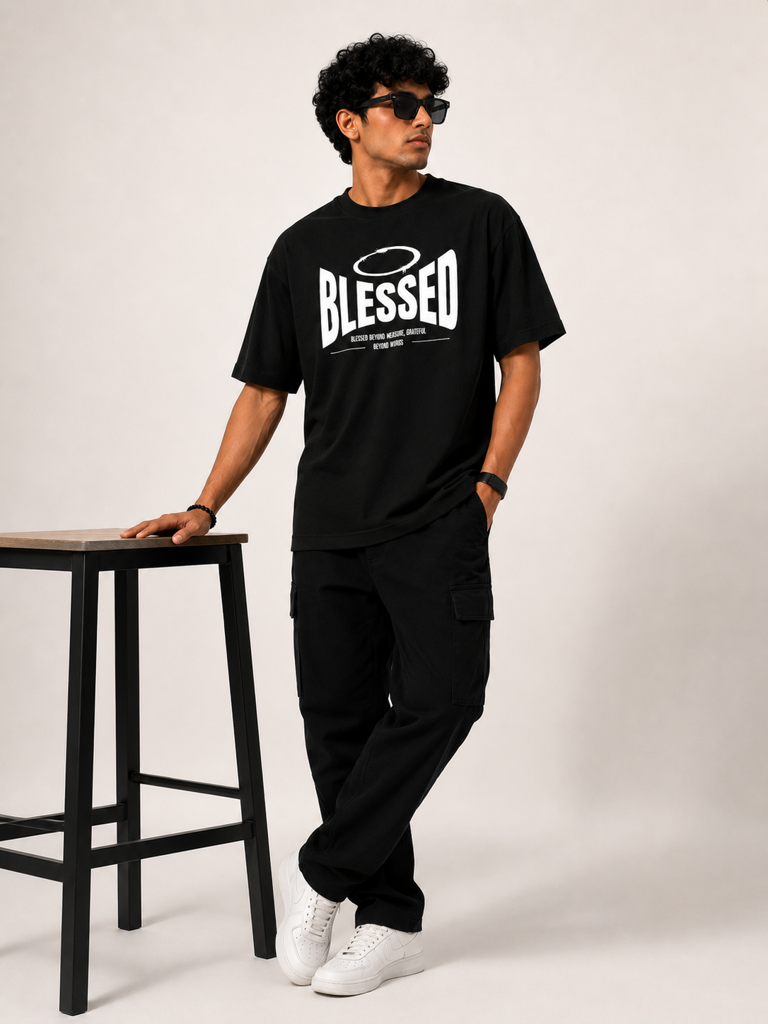 Blessed - Relaxed Fit Graphic T-Shirt