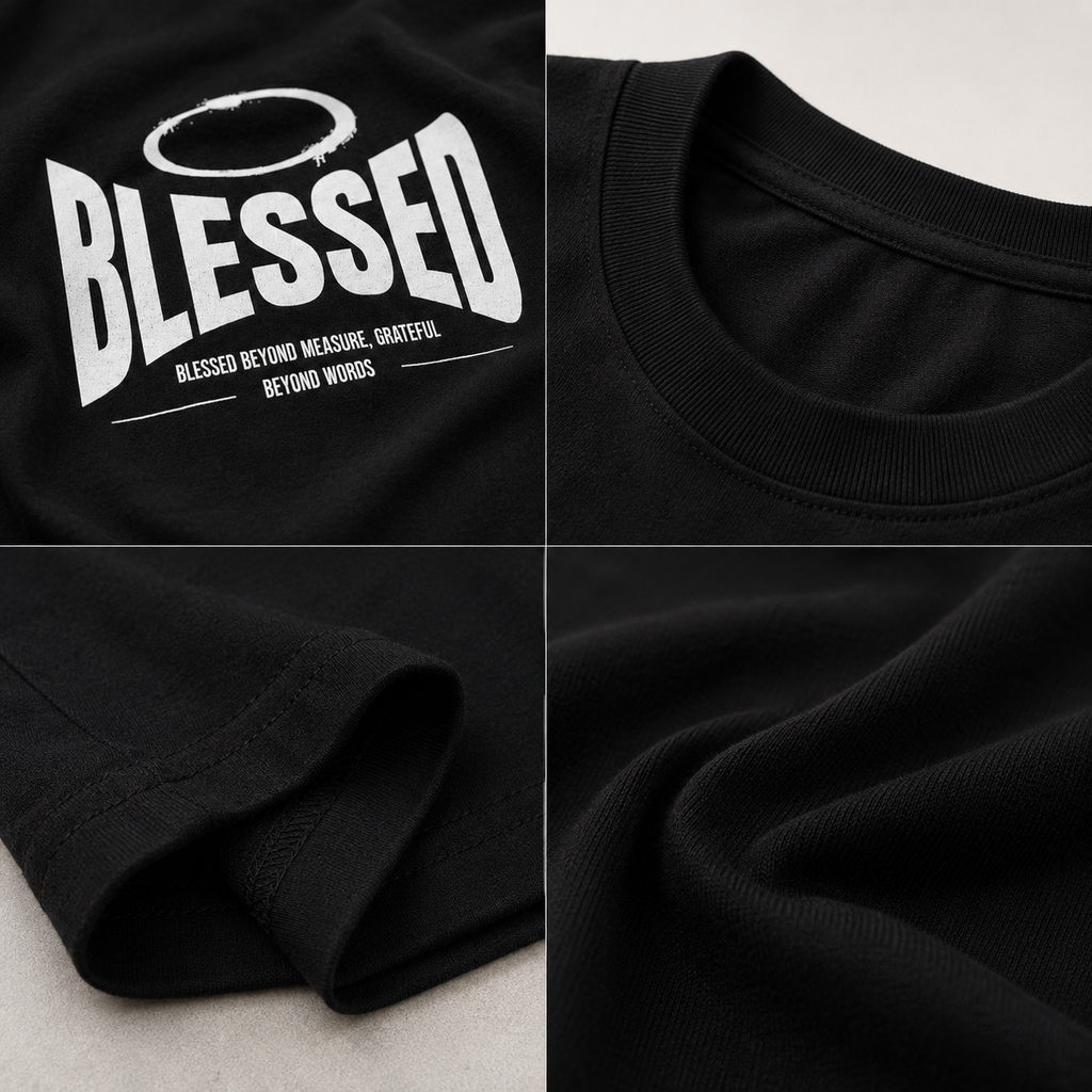 Blessed - Relaxed Fit Graphic T-Shirt