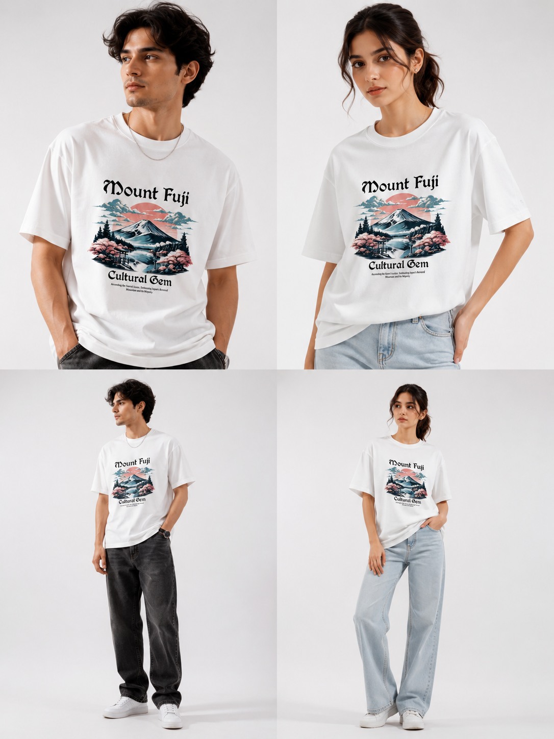 Mount Fuji Serenity – Relaxed Fit T-Shirt
