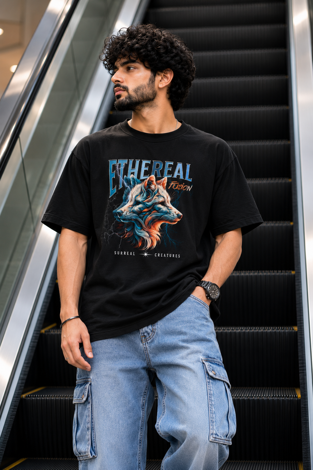 Spirit Wolf – Relaxed Fit T-Shirt